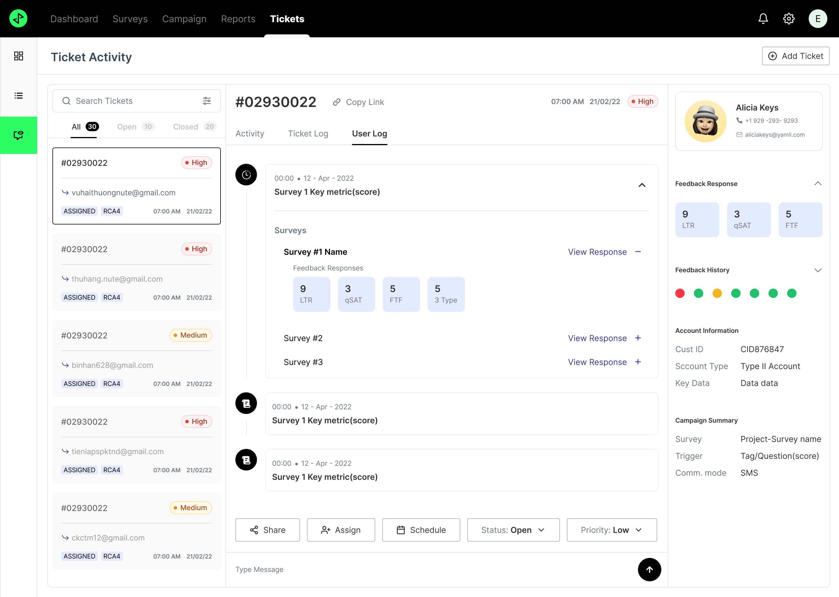 Geckolyst Dasboard Screenshot